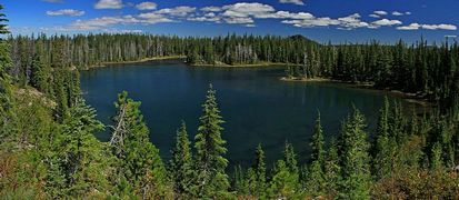 Gibson Lake in the Warm Springs Reservation